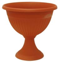 Вазон на ножке низкий 11,8л Ливия терракот М3207 Вазон на ножке низкий 11,8л Ливия терракот М3207