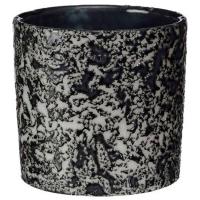 Маджента черный тубус кашпо 0,15л Маджента черный тубус кашпо 0,15л