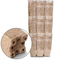 Торфяные горшки 95*95мм*100мм квардратные улучш.дно