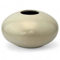 АЦ Ваза Эллипс глянец бел/зол d18h10см  V52/728329