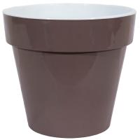 Кашпо Порто 3,5л мокко с вставкой /16шт/ДТ