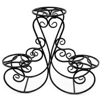 Подставка РЗДИ Трио 3 горшка черная