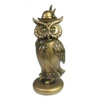 Фигура Сова в шляпке (золото) 713894/D147