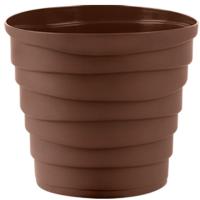 Кашпо Бархан 2,25л мокачино КШ-4340 Кашпо Бархан 2,25л мокачино КШ-4340