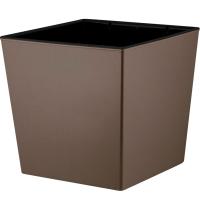 Кашпо Лондон квадрат 125мм Cube 4,2л французский платан с вставкой ING7800