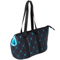 Сумка-переноска Карбон №2 черный/голубой/02625-8/2/Ксоди Сумка-переноска Карбон №2 черный/голубой/02625-8/2/Ксоди