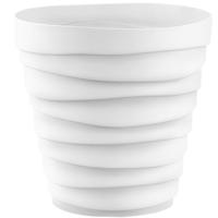 Кашпо Бархан 3,5л белый КШ-4342 Кашпо Бархан 3,5л белый КШ-4342