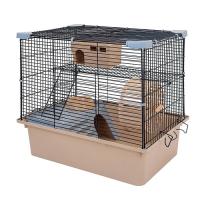 Клетка д/грыз ЭКО 2-х эт РИККИ 42*30*40см разборная бежевая/43102/Дарэлл Клетка д/грыз ЭКО 2-х эт РИККИ 42*30*40см разборная бежевая/43102/Дарэлл