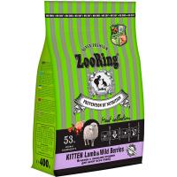 Кошки ZooRing Kitten ягненок с лесными ягодами д/котят 400гр/24шт/418158 ЧЗ