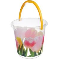 Ведро 5л ДЕКО тюльпаны М2425