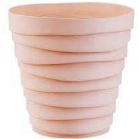 Кашпо Бархан 2,25л кремовый КШ-4319 Кашпо Бархан 2,25л кремовый КШ-4319