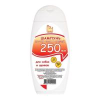 Шампунь д/щенков и собак п/блох и клещей 250мл