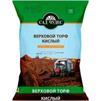 Торф верховой кислый 10л Сад Чудес