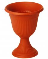 Вазон на ножке высокий 12,6л Ливия терракот М3203 Вазон на ножке высокий 12,6л Ливия терракот М3203