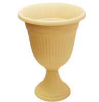 Вазон на ножке высокий 12,6л Ливия белая глина М3203 Вазон на ножке высокий 12,6л Ливия белая глина М3203