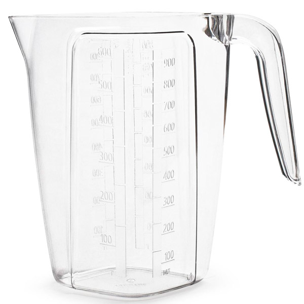 Кувшин мерный 1л Диамант прозрачный С434 