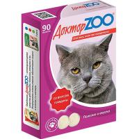 Витамины Доктор ZOO для кошек со вкусом говядины 90 таблеток