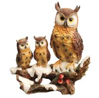Семья филинов L33W18H36см 626349/F441