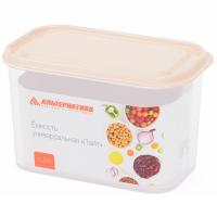 Контейнер д/сыпуч. прод. 1,5л Лайт бежевый М8784 /24шт/ Альтерн