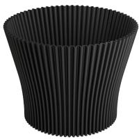 Кашпо Lotos Dlo 13*11см черный 071678  Кашпо Lotos Dlo 13*11см черный 071678