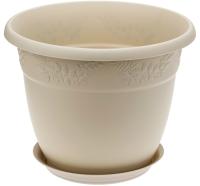 Кашпо РЯБИНА 10л Латте М3058 Кашпо РЯБИНА 10л Латте М3058