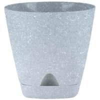 Кашпо Амстердам D250 8л светлый камень с под. IG6302 /6шт/ПР