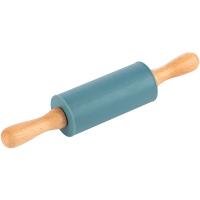 Скалка 23см MENTOLO мини с вращающимися ручками 103796 /48шт/Mallony