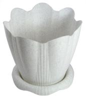 Кашпо Эдельвейс 9,5л мрамор С194М Кашпо Эдельвейс 9,5л мрамор С194М