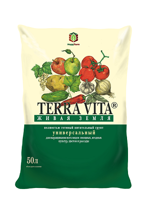 Грунт Живая земля TERRA VITA универсальный 50л