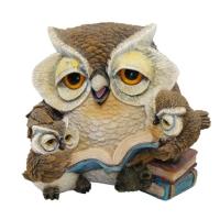 Копилка Сова с совятами читает  L18,5W21H15,5 см 123461/SK038