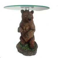 Фигура Стол журнальный Медведь акрил D45 H55см 713454/PP016(2 части - основание, столешница)