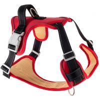 Шлейка нейлон XL SPORT-2 с ручкой красно-черная обх.груди 68-114см/01206580-27/Каскад