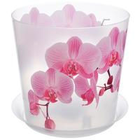 Кашпо для орхидей Деко 2,4л прозрачный М3106 Кашпо для орхидей Деко 2,4л прозрачный М3106