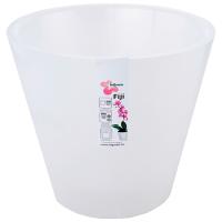 Кашпо для орхидей Лондон 5л белый перламутр с вставкой ING1559