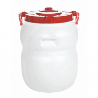 Бак 60л с широким горлом белый 
