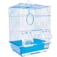 Клетка д/птиц N1 ДКпА105 30*23*39см прямоугольная укомплектованная голубая/10шт/Евро