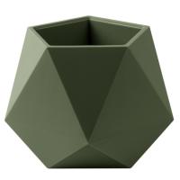 Кашпо Абремо 0,72л теплая хвоя с прик. под. КШ-1755 /18шт/ПП