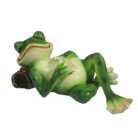 Фигура Лягушка отдыхает (акрил) L18W9H9см 713625/D071