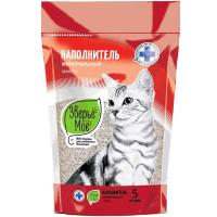 Наполнитель зверье мое 2,5кг (5л) Макси впитывающий минеральный/3шт/86067/ 