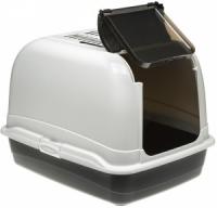 Туалет бокс для кошек Фэнтези какао выдвижной поддон, фильтр, совок, пакеты 55*42*43см