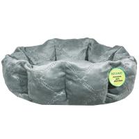 Лежанка круглая с подушкой серая 52*20см Лежанка круглая с подушкой серая 52*20см