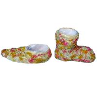 Плетеный сапог желтый 22*10*16 WD11В278-2