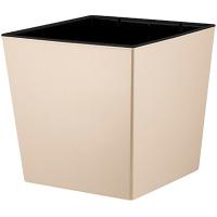 Кашпо Лондон Cube 301*301мм 22л калифорнийский миндаль с вставкой IG7802 /4шт/ПР 