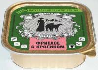 Собаки ZooRing д/всех пород собак паштет фрикасе с кроликом ж/б 100гр/16шт/313390