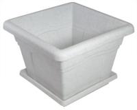 Кашпо Квадро 1,48л мрамор С161М Кашпо Квадро 1,48л мрамор С161М