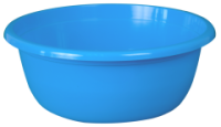 Таз  18л круглый голубой 03028