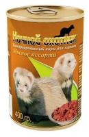 Корм для хорьков ассорти Ночной охотник 415г