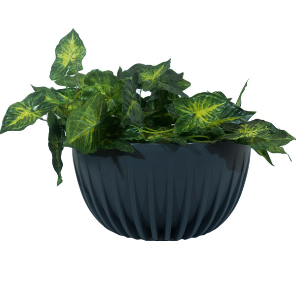 Кашпо-миска Сигма 7,9л антрацитовый СИМ30-12