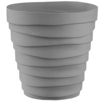 Кашпо Бархан 1,4л серый жемчуг КШ-4337 Кашпо Бархан 1,4л серый жемчуг КШ-4337
