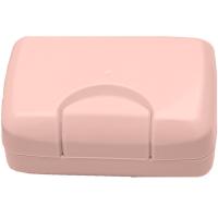 Мыльница закрытая бежево-розовый МР-4213 /40шт/ПП Мыльница закрытая бежево-розовый МР-4213 /40шт/ПП